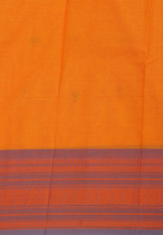 Kollam Buta Saree With Yellow Colour and Border with Gray Shade-(SA-554)