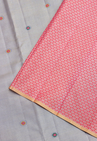 Handlooms Bridal Saree with Stripes and with Temple Border-(SA-464)