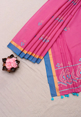 KANCHI COTTON WORK SAREE - (DW-052)