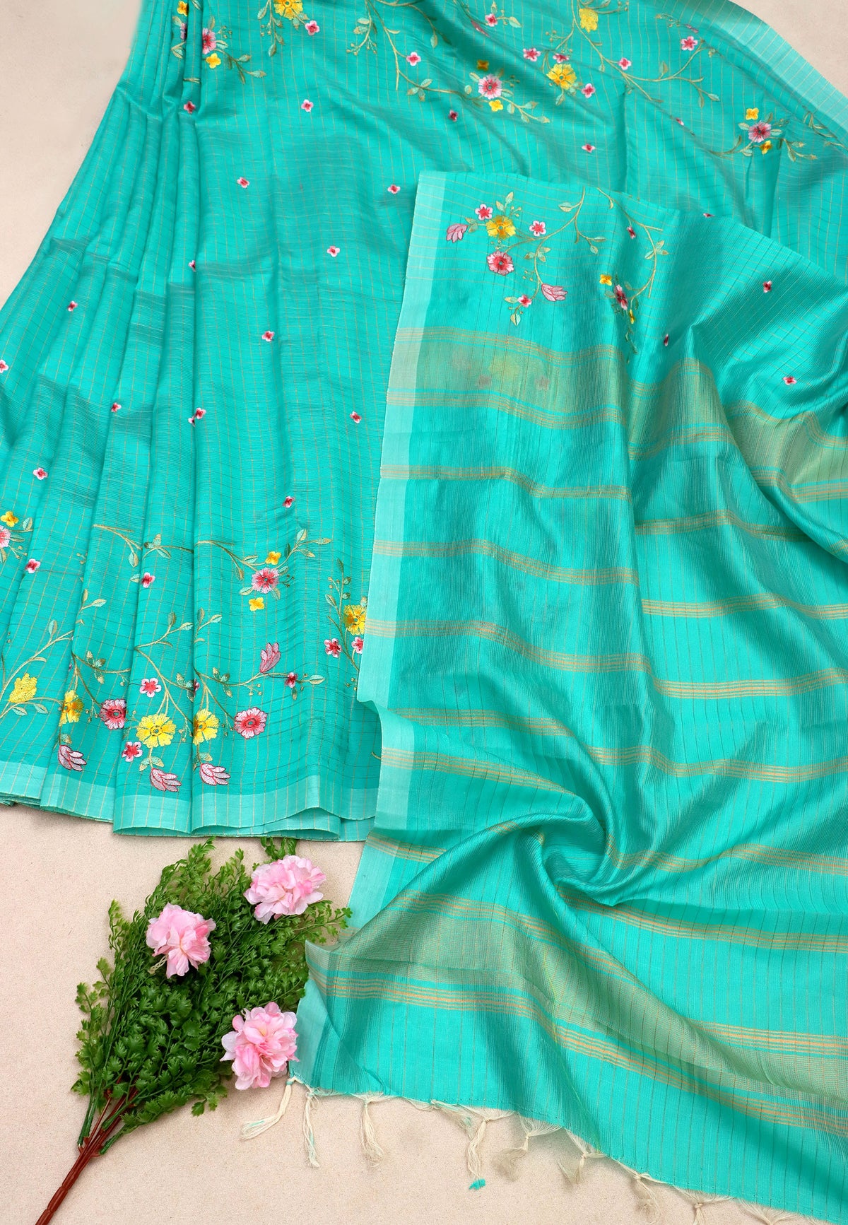 MANGALAGIRI WORK SAREES-(DW-024)