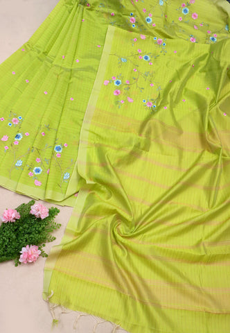 MANGALAGIRI WORK SAREES-(DW-022)