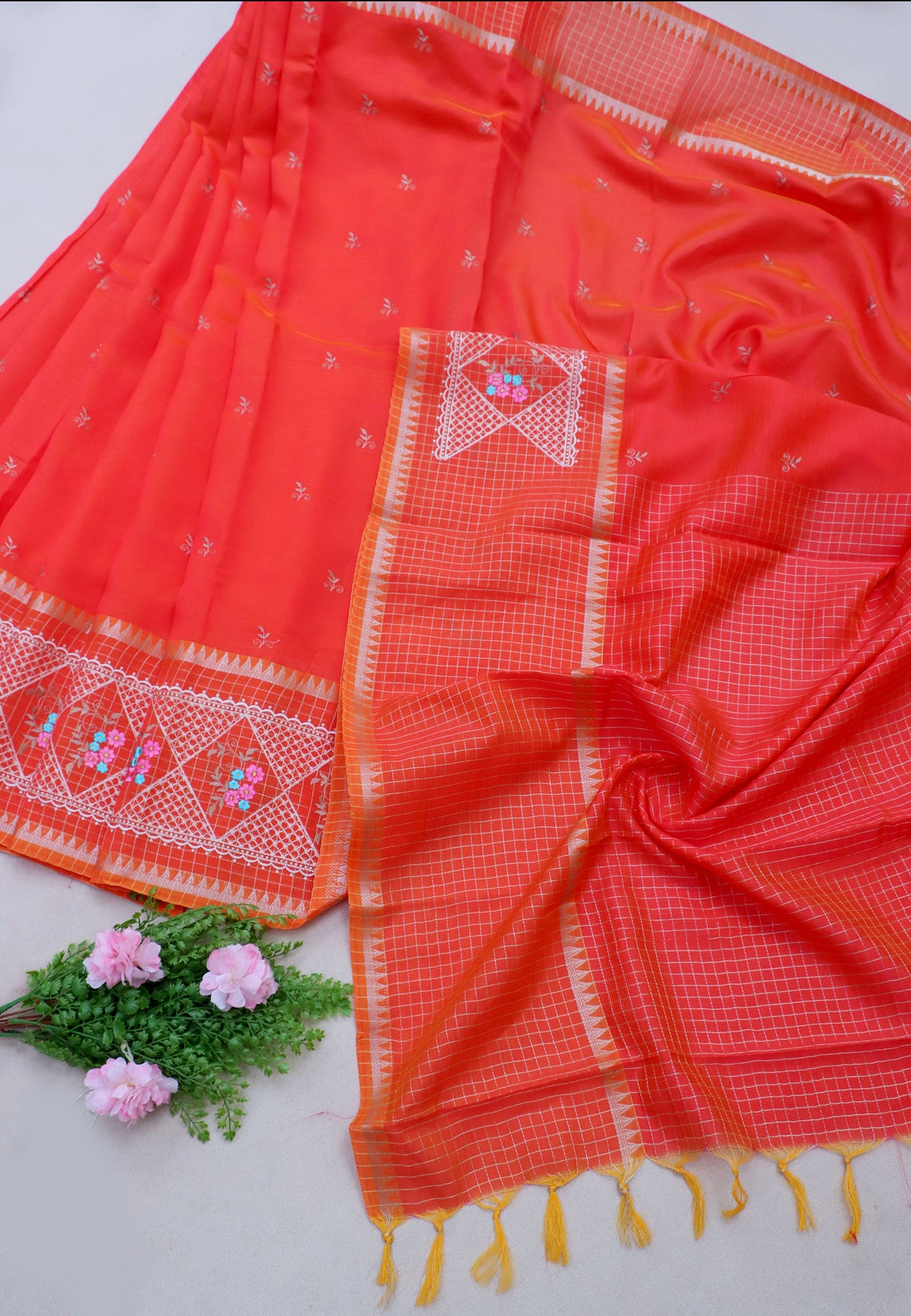 MANGALAGIRI WORK SAREES-(DW-032)