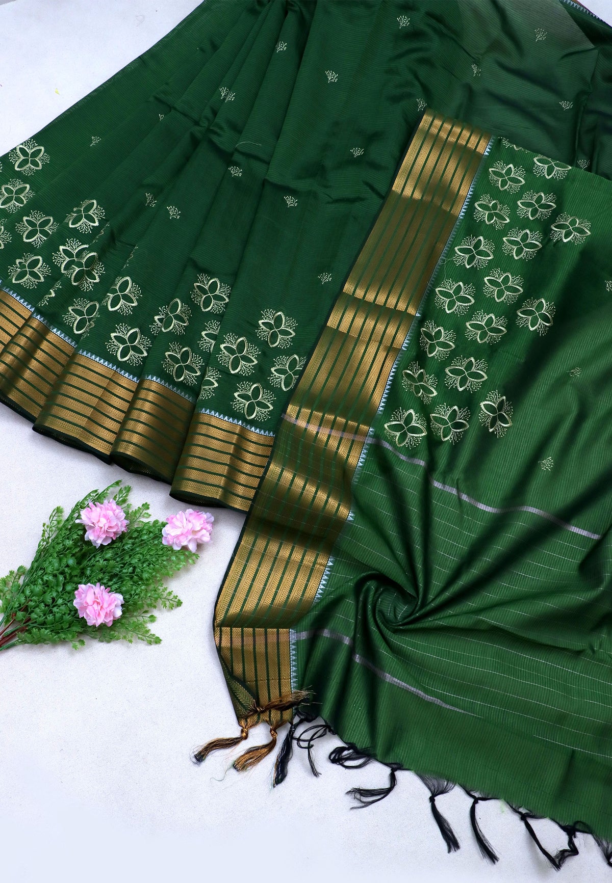 MANGALAGIRI WORK SAREES-(DW-017)
