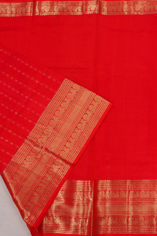 Kuppadam Saree - Reb Shade Border Texture -(SA-143) - Dakshin Weaves