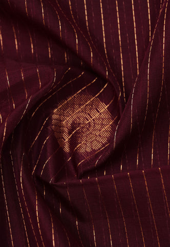 Kuppadam Saree - Maroon Colour With Gold Border Texture -(SA-280)