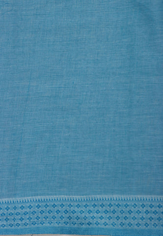 Digital Print Saree with Blue Colour and Border With Blue Shade-(SA-582)