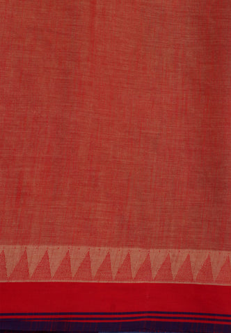 Digital Print Saree with Brown Colour and Border With Red Shade-(SA-595)