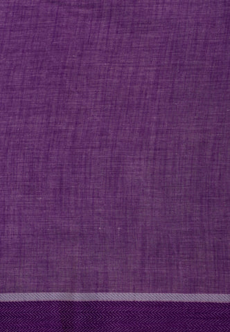 Digital Print Saree with Brown Colour and Border With Purple Shade-(SA-600)