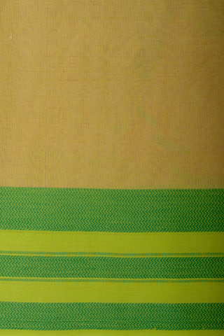 Kanchi Cotton Saree In Girl With Pot Print With Texture -(SA-202) - Dakshin Weaves