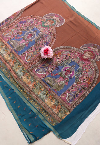 KHADI DIGITAL PRINT SAREE - SA-934