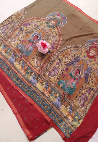 KHADI DIGITAL PRINT SAREE - SA-935