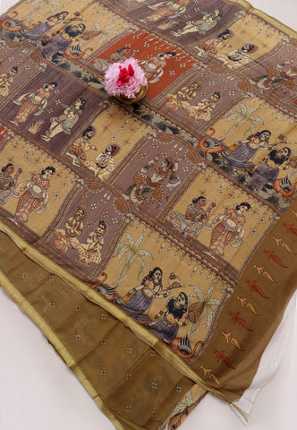KHADI DIGITAL PRINT SAREE - SA-931