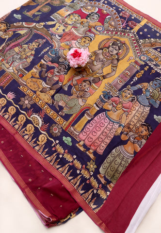 KHADI DIGITAL PRINT SAREE - SA-928