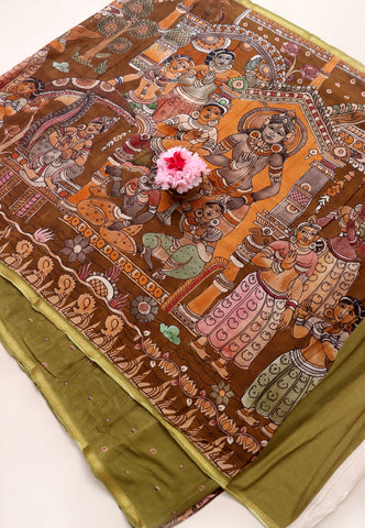 KHADI DIGITAL PRINT SAREE - SA-930