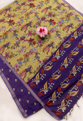 KHADI DIGITAL PRINT SAREE - SA-919