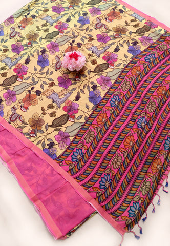KHADI DIGITAL PRINT SAREE - SA-922
