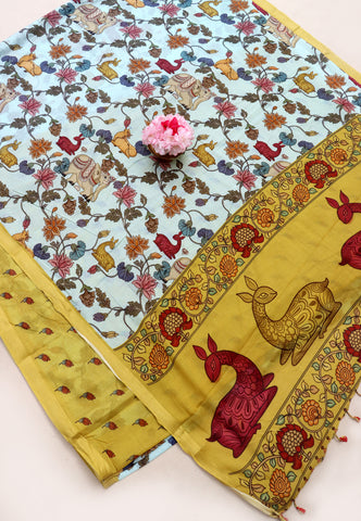 KHADI DIGITAL PRINT SAREE - SA-923