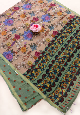 KHADI DIGITAL PRINT SAREE - SA-925