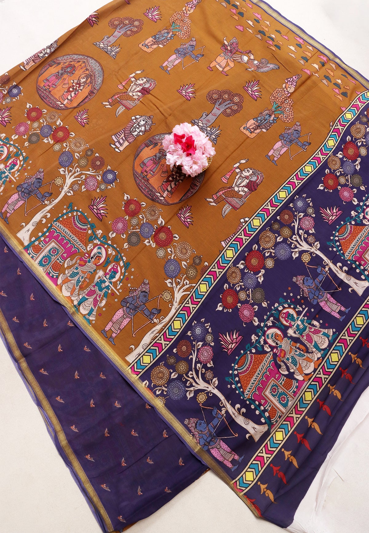KHADI DIGITAL PRINT SAREE - SA-918
