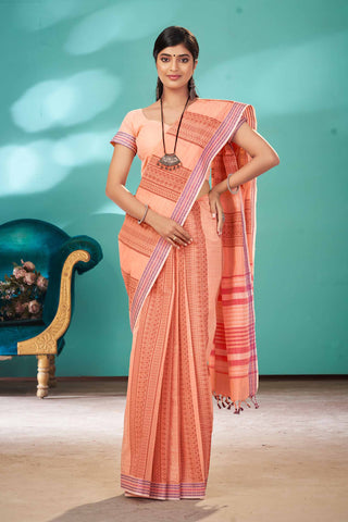 BANJARA EMBOSE COTTON SAREE -(SA-179)