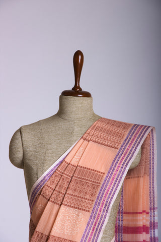 BANJARA EMBOSE COTTON SAREE -(SA-179)