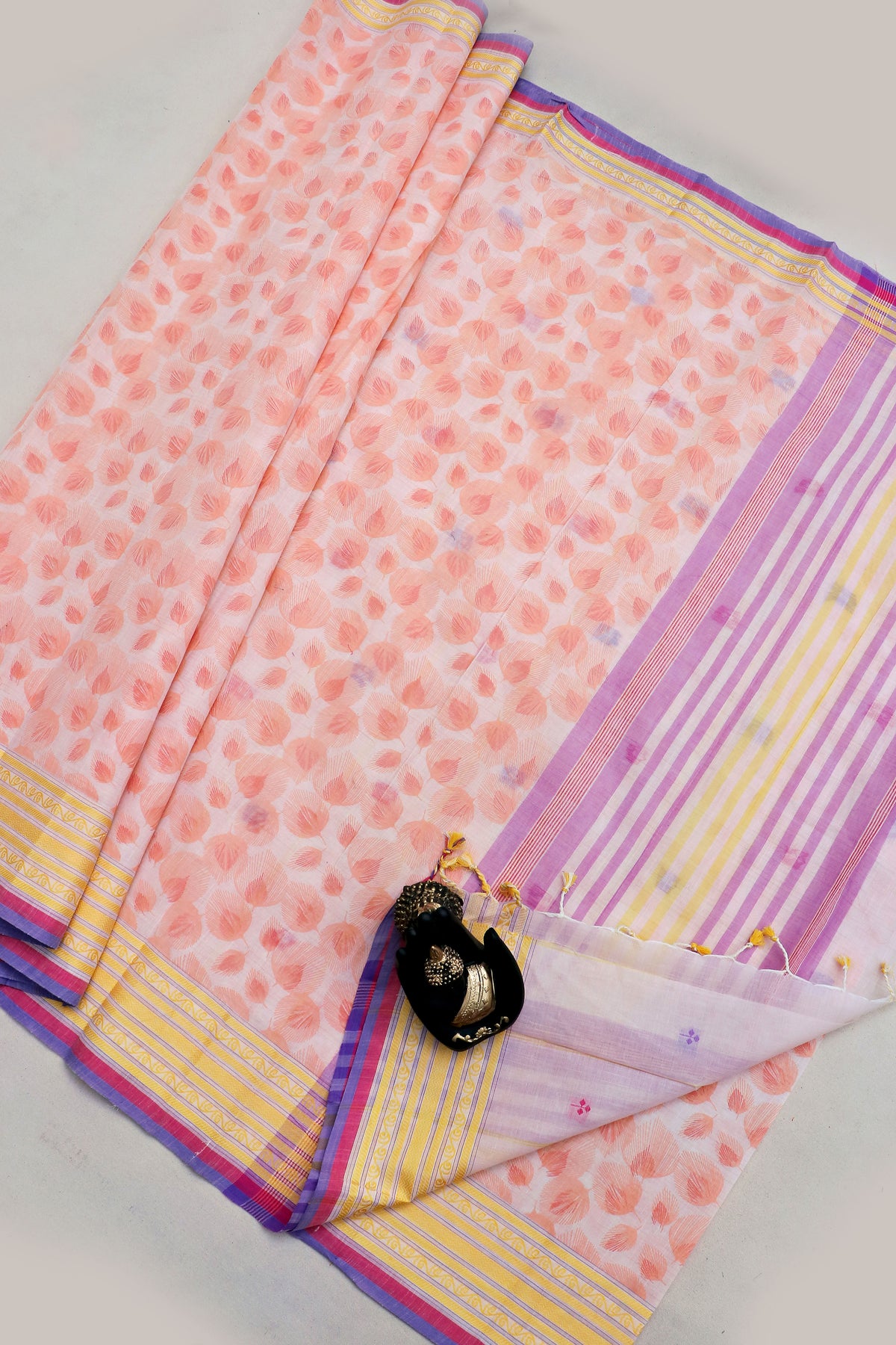 KANCHI COTTON PRINT SAREE - SA-1023