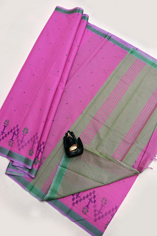 KANCHI COTTON PRINT SAREE - SA-992