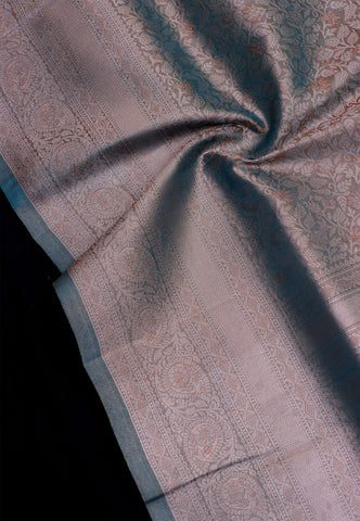 Handlooms Bridal Saree with Stripes and with Temple Border-(SA-501)