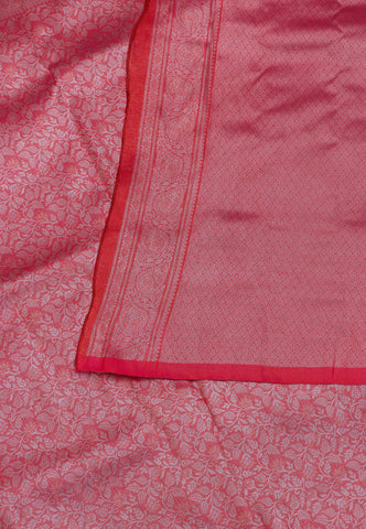 Handlooms Bridal Saree with Stripes and with Temple Border-(SA-499)