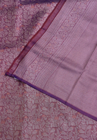Handlooms Bridal Saree with Stripes and with Temple Border-(SA-514)
