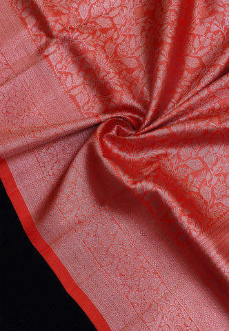 Handlooms Bridal Saree with Stripes and with Temple Border-(SA-512)