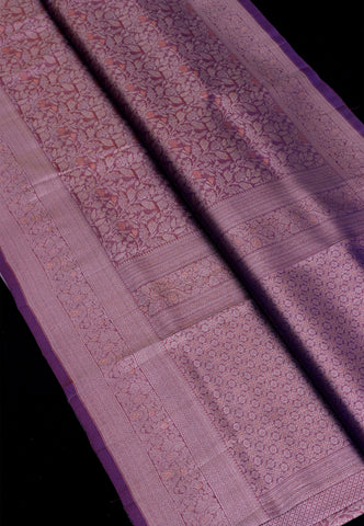 Handlooms Bridal Saree with Stripes and with Temple Border-(SA-514)