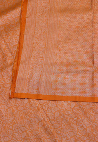 Handlooms Bridal Saree with Stripes and with Temple Border-(SA-513)