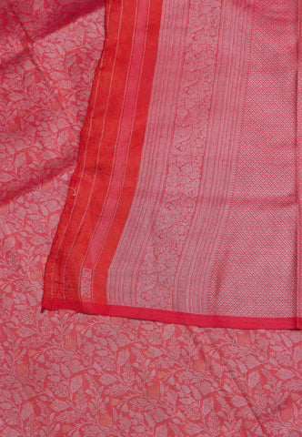 Handlooms Bridal Saree with Stripes and with Temple Border-(SA-509)