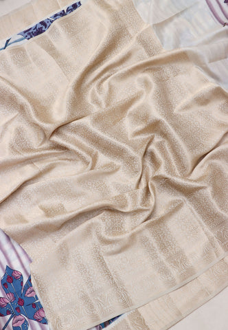 Magic Mudra Saree with Pink Colour and Border With Gold Shade-(SA-634)
