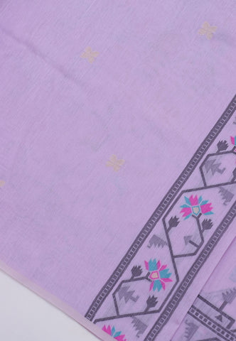Fancy Saree With Purple Collur and Border with Black Shade - (SA-332)