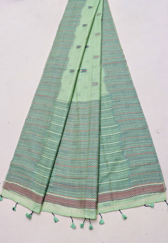 Samyoga Saree with Cream Colour and Border With Gold Shade-SA-830