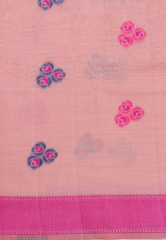 Fancy Saree With Pink Collur and Border with Pink Shade - (SA-350)