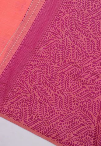 Fancy Saree With Red Collur and Border with Gold Shade - (SA-346)