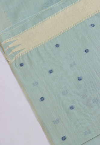 Fancy Saree With Green Collur and Border with Gold Shade - (SA-342)