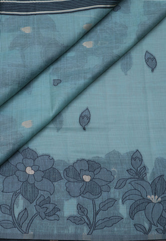 Samyoga Saree with Cream Colour and Border With Gold Shade-SA-843
