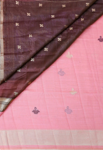 Samyoga Saree with Cream Colour and Border With Gold Shade-SA-852
