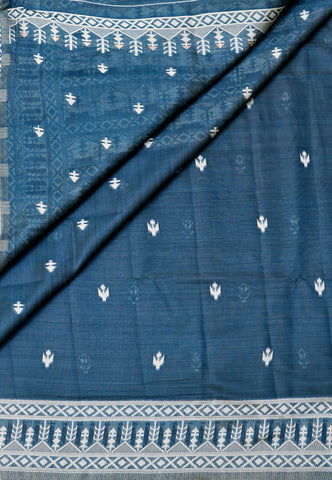 Samyoga Saree with Cream Colour and Border With Gold Shade-SA-845