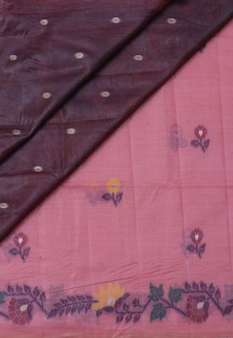 Samyoga Saree with Cream Colour and Border With Gold Shade-SA-840