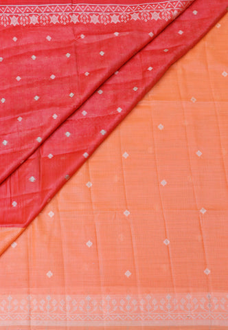 Samyoga Saree with Cream Colour and Border With Gold Shade-SA-836