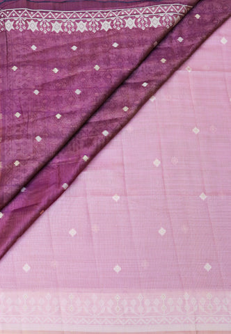 Samyoga Saree with Cream Colour and Border With Gold Shade-SA-835