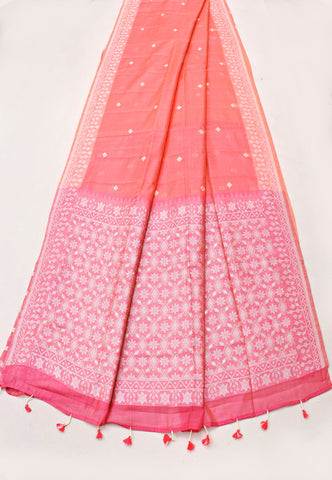 Samyoga Saree with Cream Colour and Border With Gold Shade-SA-833