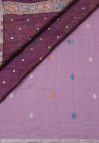 Samyoga Saree with Cream Colour and Border With Gold Shade-SA-862