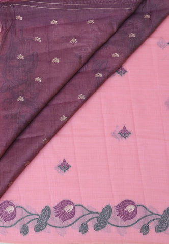 Samyoga Saree with Cream Colour and Border With Gold Shade-SA-855