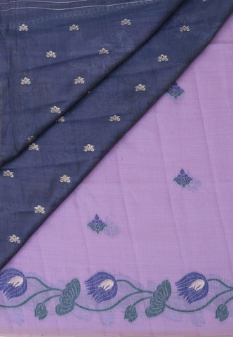 Samyoga Saree with Cream Colour and Border With Gold Shade-SA-854